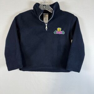 Majestic Spongebob Pullover Fleece Sweatshirt Quarter Zip‎ Kids Size 5